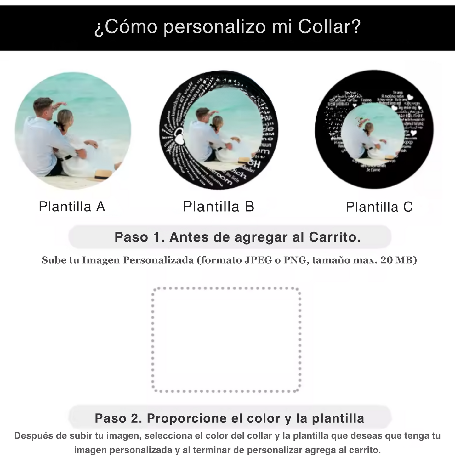 Collar Mini Proyector Personalizable